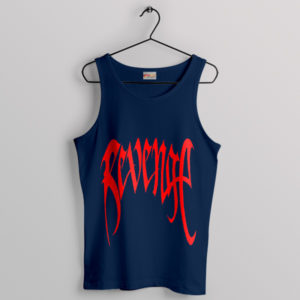 XXXTentacion Revolution Revenge Kill Navy Tank Top