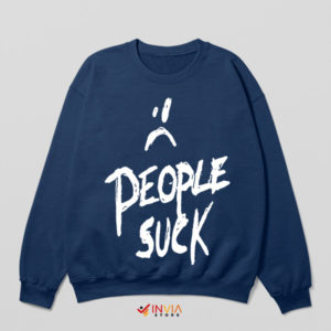 XXXTentacion Spirit People Suck Navy Sweatshirt