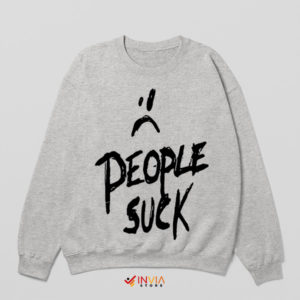 XXXTentacion Spirit People Suck Sport Grey Sweatshirt