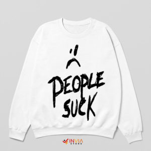 XXXTentacion Spirit People Suck White Sweatshirt