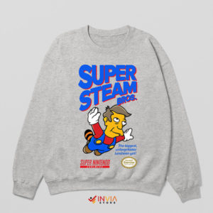 Chalmers Super Smash Steam Bros Sport Grey Sweatshirt