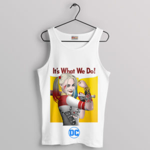 Harley's Way It's What We Do White Tank Top