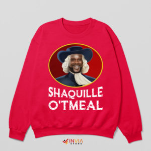 O'Neal's Recipe Shaq Meme O'tmeal Red Sweatshirt