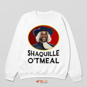 O'Neal's Recipe Shaq Meme O'tmeal White Sweatshirt