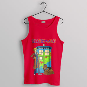 Scooby-Doo's Timey-Wimey TARDIS Red Tank Top