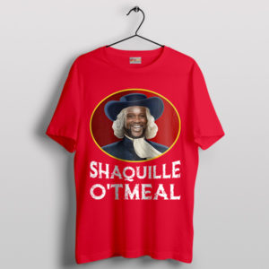 Shaqtastic Breakfast O'Neal Meme O'tmeal Red T-Shirt