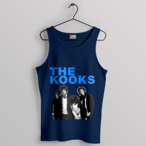 The Kooks Inside in Inside Out Navy Tank Top