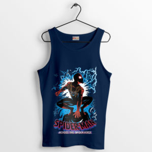 Amazing Spider-Man Miles Morales Comic Navy Tank Top