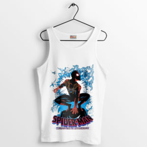 Amazing Spider-Man Miles Morales Comic White Tank Top