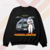 Back to the Future Car with Mando Sweatshirt