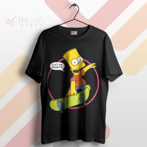 Bart Skateboard Eat My Shorts Edition T-Shirt