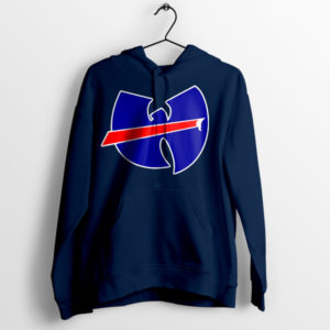 Buffalo Bills Symbol in Wu-Tang Style Navy Hoodie