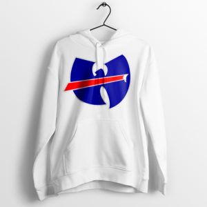 Buffalo Bills Symbol in Wu-Tang Style White Hoodie