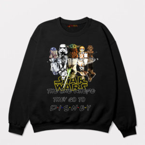 Disney Adventure With Grogu and Friends Black Sweatshirt