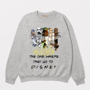 Disney Adventure With Grogu and Friends Sport Grey Sweatshirt