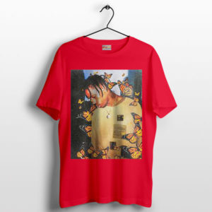 Epic Travis Scott Butterfly Effect Graphic Red T-Shirt