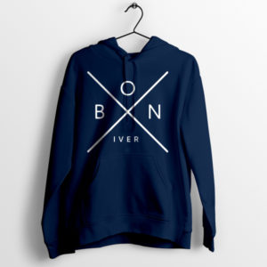 Exclusive Tour Merch Bon Iver Tour X Navy Hoodie