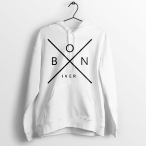 Exclusive Tour Merch Bon Iver Tour X White Hoodie