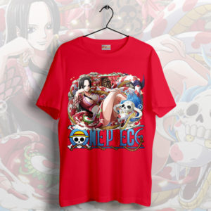 Glamorous Boa Hancock One Piece Sexy Red T-Shirt