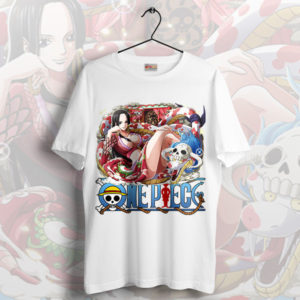 Glamorous Boa Hancock One Piece Sexy White T-Shirt