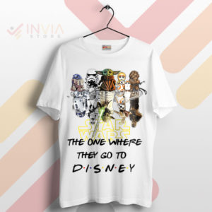 Goes to Disney With Baby Yoda and Friends T-Shirt