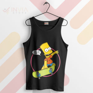 Humorous Bart Skate Eat My Shorts Tank Top