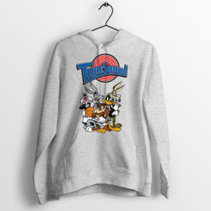 Legendary Tune Squad Space Jam Cartoon Sport Grey Hoodie