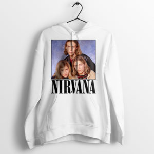 Legends of the 90s Funny Nirvana Hanson White Hoodie