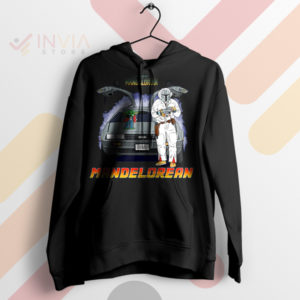 Mando and the Time Traveling DeLorean Hoodie