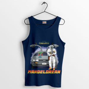 Mando's Time Machine Journey Navy Tank Top