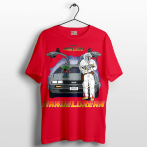 Mando's Time Traveler x DeLorean Red T-Shirt