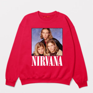 Music Icons Funny Nirvana Hanson Red Sweatshirt