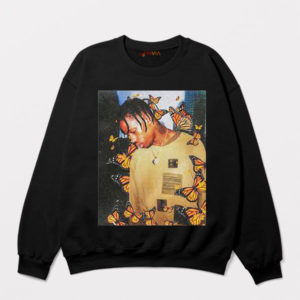 Mystical Butterfly Effect Travis Scott Fan Black Sweatshirt