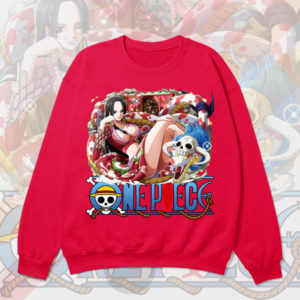 Seductive Sexy Boa Hancock Anime Red Sweatshirt