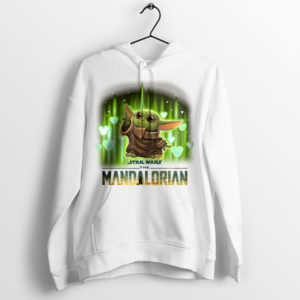 Shine Like Cute Grogu The Mandalorian White Hoodie