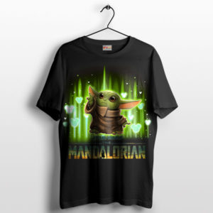 Shining Bright Cute Grogu Mandalorian T-Shirt