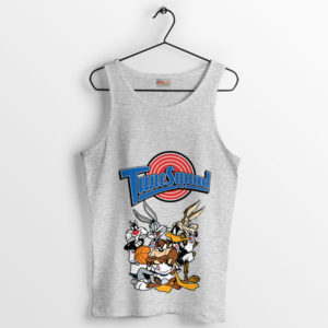 Tune Squad Space Jam Championship Sport Grey Tank Top