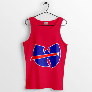 Wu-Tang Clan Style Buffalo Bills Logo Red Tank Top