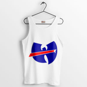 Wu-Tang Clan Style Buffalo Bills Logo White Tank Top