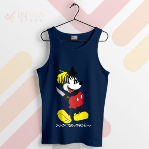 Cool Rock the XXXTentacion Mickey Navy Tank Top