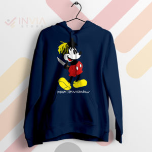 Music and Magic XXXTentacion Mickey Navy Hoodie