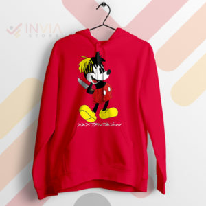 Music and Magic XXXTentacion Mickey Red Hoodie