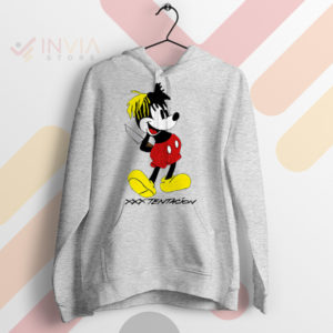 Music and Magic XXXTentacion Mickey Sport Grey Hoodie