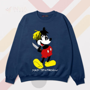 Stand Out with XXXTentacion Mickey Navy Sweatshirt