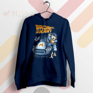 Adventure Time Back to the Mario Kart Navy Hoodie