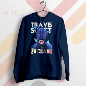 Artistic Expression Travis Scott La Flame Navy Hoodie