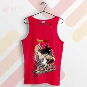 Battle Ready Street Fighter Series DBZ Red Tank Top