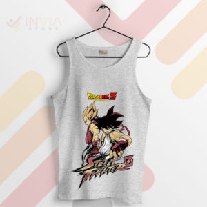 Battle Ready Street Fighter Series DBZ Sport Grey Tank Top