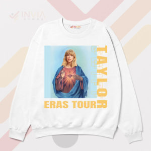 Celestial Style Taylor Swift Saint Jesus White Sweatshirt