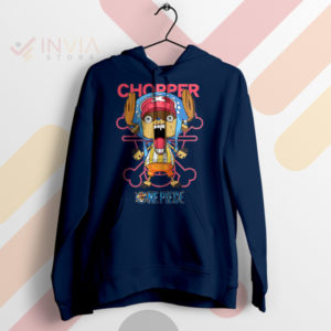 Chopper's Clinic Heal Your Style One Piece Navy Hoodie